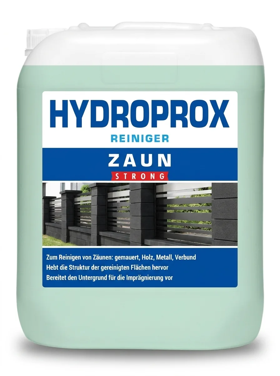 HYDROPROX Reinigung Zaun