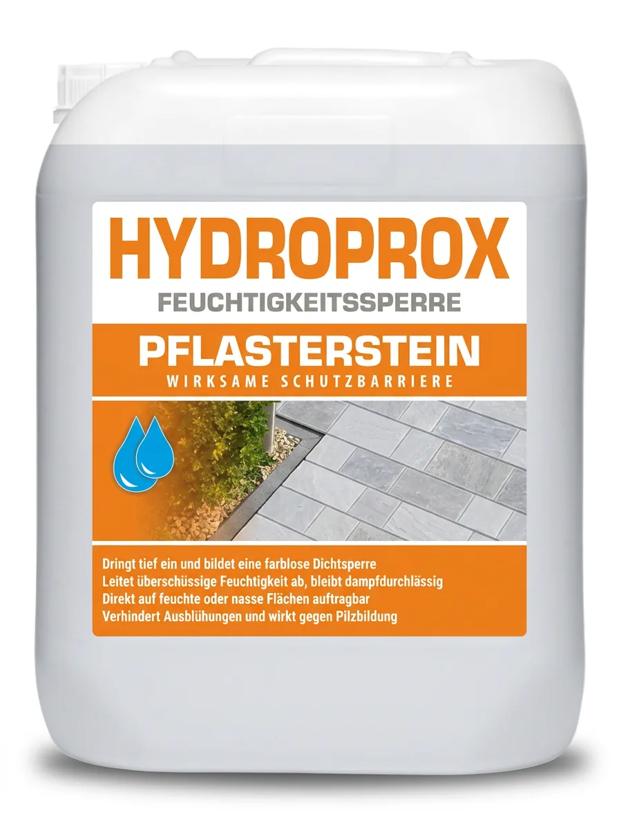 HYDROPROX Feuchtigkeitsschutzimprägnierung Pflasterstein