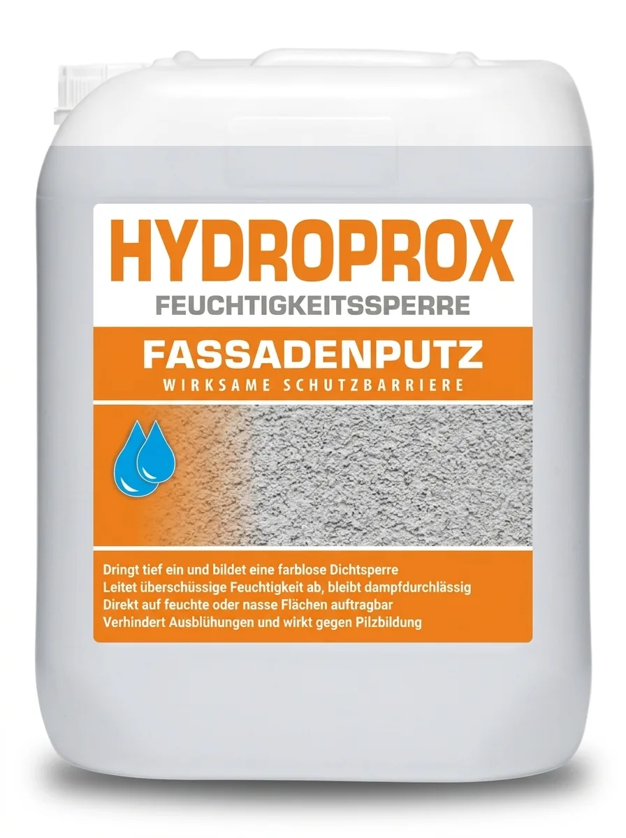 HYDROPROX Feuchtigkeitsschutzimprägnierung Fassadenputz