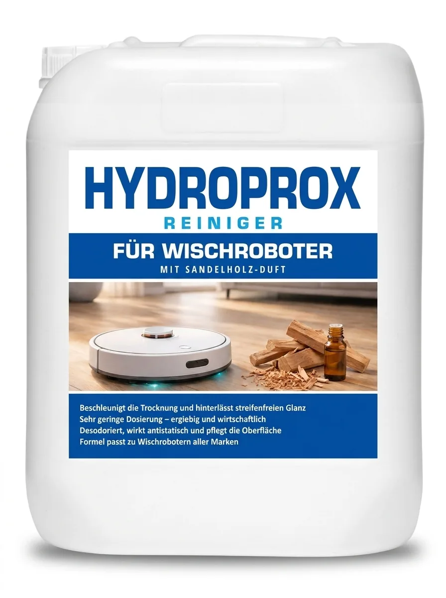 HYDROPROX Reinigungsflüssigkeit für Wischroboter – mit Sandelholz-Duft