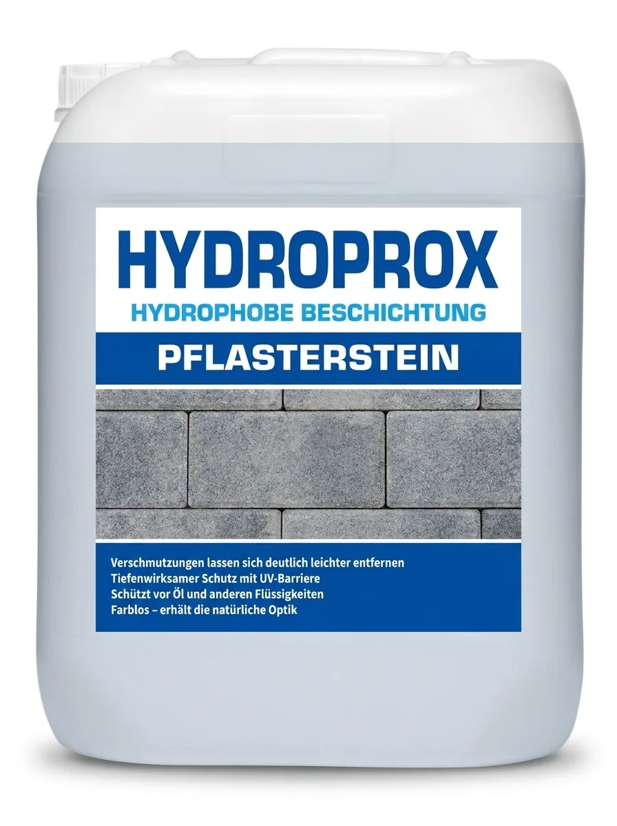 HYDROPROX Hydrophobe Beschichtung Pflastersteine
