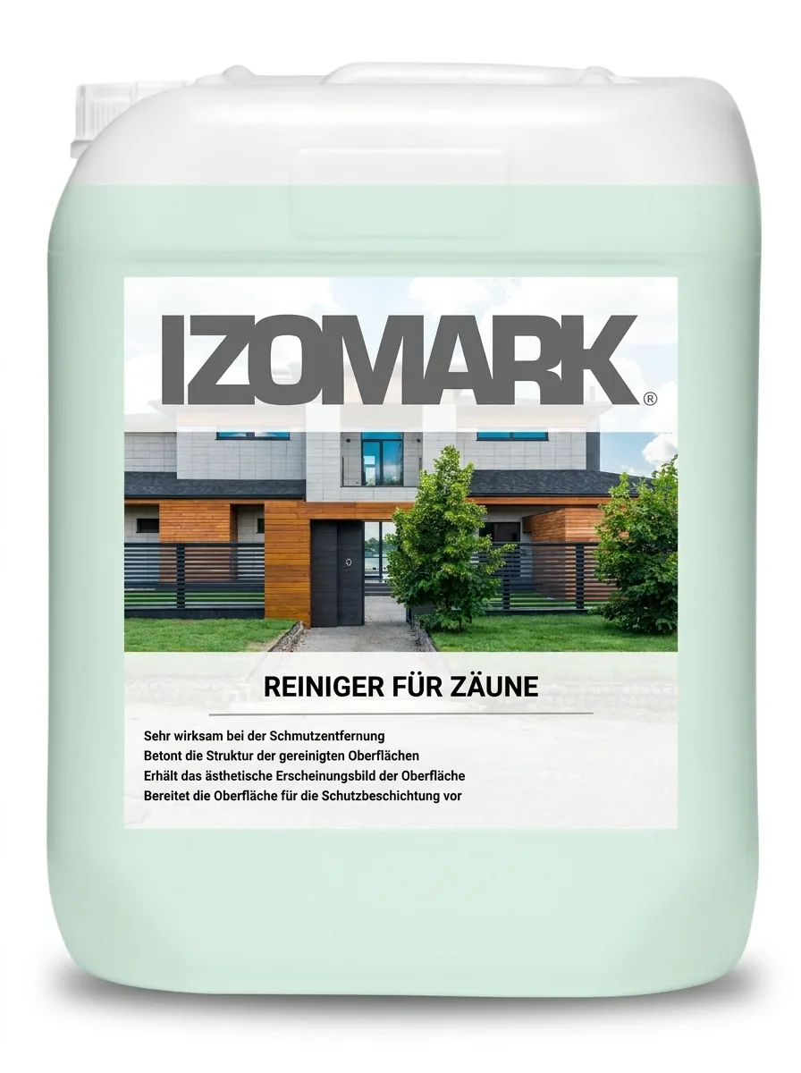 IZOMARK Reinigungsflüssigkeit Zaun