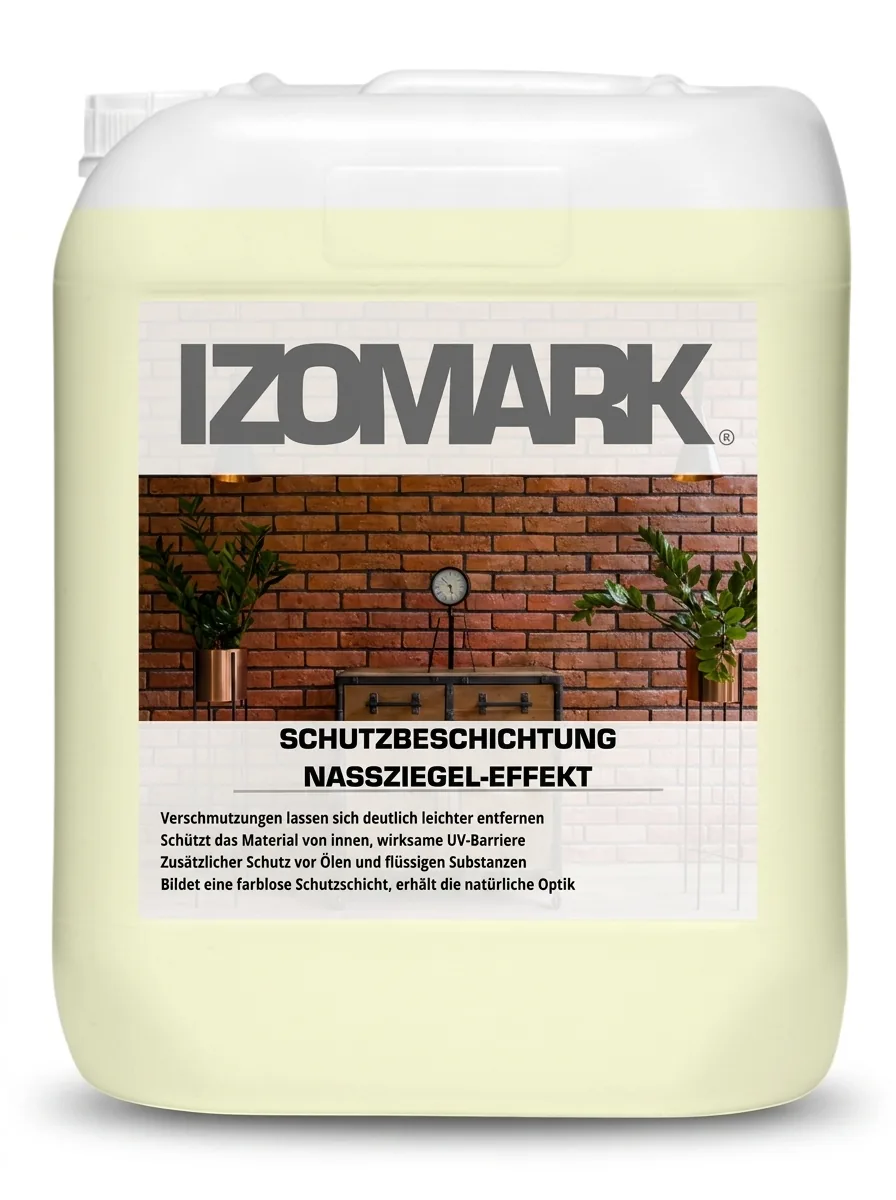 IZOMARK Schutzanstrich Effekt nasse Ziegel